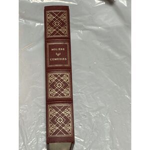 Comedies Moliere The Franklin Library 1985 Gold Gilded Edges Leatherette Cover